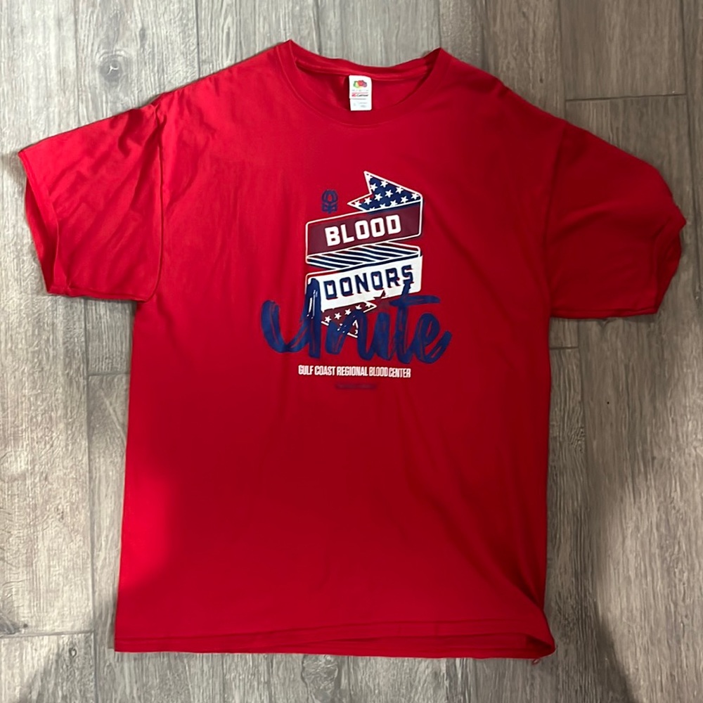 Gulf Coast Regional unisex blood donors shirt